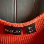 Rachel Zoe  Vibrant Orange Ribbed Tank Top Photo 2