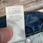 Everlane Women's Distressed Ripped Straight Leg Button Fly Tapered Jeans 31 Blue Photo 9