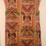 Source Unknown Mexican Theme Calavera & Peacock Midi XL Dress. 2830 Photo 7