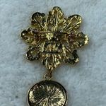 White Glitter Snowflake Winter Wonder Dangle Christmas Holiday Pin Brooch AAI Photo 7