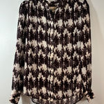 Banana Republic Banana Republic Blouse Sheer Long Sleeve Button Down Abstract Print Size 2 Photo 0