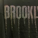 Common Stitch Chic Black and White Varsity Jacket with '89' & Brooklyn Dripping Size L Photo 8