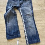7 For All Mankind  Dojo Crop Flare Jeans Size 26 Medium-Light Wash‎ Low Rise Photo 2
