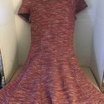 Comptoir Des Cotonniers women Cotton red knit fit & flare dress US size XS Photo 7