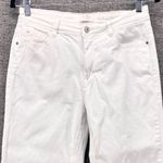 Curve Appeal Womens Size 6 Or 28 White Wide Leg Cropped Jeans Classic Capsule Photo 2