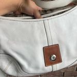 Coach White and Tan Soho Handbag Photo 8
