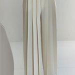 Commense Pleated High Waist Wide Leg Pants size M White Size M Photo 0