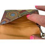 Lodis Calabasas RFID coin Change Purse Used Leather Patterned Photo 11