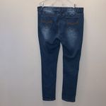 Jack David Women's Dark Wash Ripped Skinny Jeans Blue Size 18 Photo 3