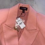 EXPRESS  Flannel Knit Oversized Double Breasted Blazer with Gold Novelty Buttons Photo 12