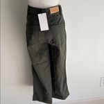 Joie  Women's Violette High Rise Cropped Utilit Jeans, Army Green, size 25, NWT Photo 4