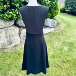 J.Crew Womens Midi Dress 2 Tall Black Polka Dot Photo 5