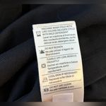 Vince Short Sleeve Cinched Tie Waist T-Shirt Dress Sz Medium Black Knee Length Photo 4