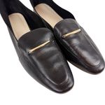 Woolworths Black Leather Horsebit Loafers Size 8 Photo 4