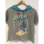 Barbie Hoodie 80's Doll Graphic Top Short Sleeve Size S Photo 2