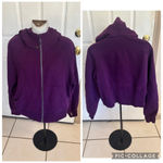 Lululemon M/L Dramatic Magenta Scuba Oversized Full-Zip Hoodie Photo 1