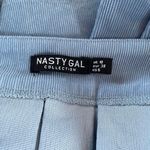 Nasty Gal Blue Corduroy Pleated Mini Skirt Photo 3
