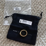 Marc by Marc Jacobs NEW Marc by Marc Jacob’s Gold Plated Ring Intricate Braided Size M/L NWT Photo 0