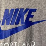 Nike Portland standard fit gray tshirt summer short sleeved w/ logo Photo 1