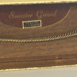 Vintage sweater guard. And the original box. Genuine cloisonné. 8 inches long Photo 3