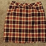 Chadwick's Brown and Cream Pencil Skirt Knee-Length Work Photo 0