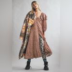 Free People NWT Cardi Plaid Faux Fur Coat $698 MSRP Photo 5
