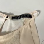 Lila Clothing Vintage A Line High Neck Dress Pale Gold Shimmer Large Photo 2