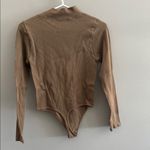 Pretty Little Thing Long Sleeve Ribbed Stretch Bodysuit Photo 3