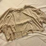 Active Oversized Crop Top Tan Size M Photo 1