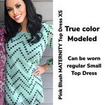 Pinkblush Maternity Mint Green Mini Sheer Dress XXS/XS Photo 1