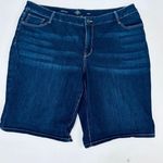 st. john's bay  Women's Bermuda Blue Denim Shorts Size 24 W Photo 7