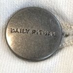 Daily Ritual High Rise Womens Raw Hem Jean Shorts 31/12 White Size undefined Photo 6