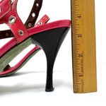 Donald Pliner DONALD J PLINER pink patent leather biker chic heels, made in Italy, Size 9 Photo 8