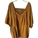 Old Navy women's socked back blouse size 4X vacation travel lightweight Photo 0