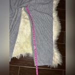 Loft grey/ivory stripped linen blend belted pants sz XLT Photo 6