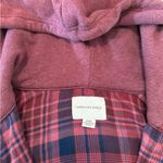 American Eagle  Outfitters Plaid Hooded Shirt Photo 2