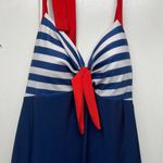 Teng Yue Colorblock Women's Halter Bathing Suit w/ Shorts Size XXL Photo 2