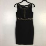 Kasper Sleeveless Gold Studded Sheath Dress Photo 3