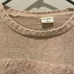 Others Follow  pink long sleeve sweater with texture Photo 6