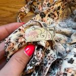 Free People  Jenna's' Bustier Baby doll airy Tank in ivory floral size medium Photo 6