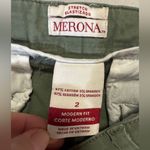 Merona  Women's Modern Fit Green Pants Photo 2