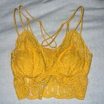 PINK - Victoria's Secret PINK/ Victoria Secret yellow bralette size small Photo 0