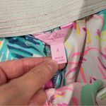 Lilly Pulitzer Multicolor Floral Shorts Gold Metallic Elastic Waistband Size S Photo 1