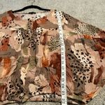 Oddy Geo Printed Top‎ size small Tan Photo 4