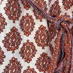 Boden Linen Dress Womens Size 10 Mini Vneck Long Sleeve Cute Chic Boho Photo 2