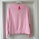 Lilly Pulitzer Pink Beaded “Love” Long-sleeve Sweatshirt, Size M Photo 5
