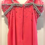 Wow Couture WOW! Pink Beaded Pageant Prom Dress Gown Sleeveless Size 2 Photo 4