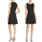 NWT Le Gali Chelsea Dress Charcoal Gray & White Pinstripe Sheath Size Large NEW Photo 1