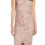 Eliza J Tulip Hem Floral Lace Dress Blush Pink Women’s Size 6 NWT Photo 0