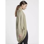 Athleta ETHEREAL COCOON WRAP OPEN CARDIGAN SWEATER Shadow Olive Size XXS / XS Photo 1